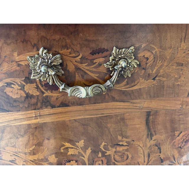 Brown Louis XV Display Cabinet with Glass Doors, 1900s For Sale - Image 8 of 12