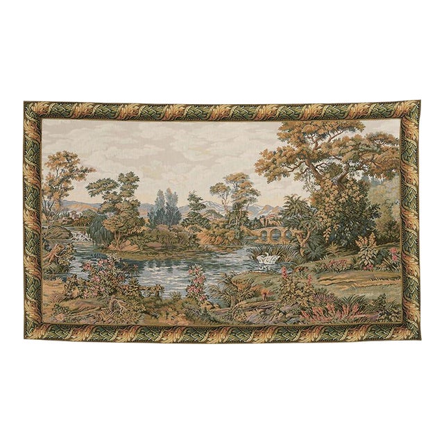 Lakeside Loom Woven Tapestry - 80 X 135 Cm (2'8" X 4'5") - Requires Rod Size 4 For Sale