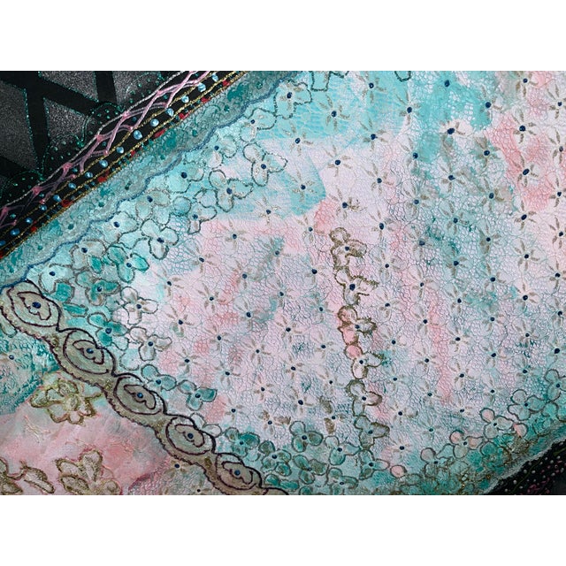 Contemporary Dangling Before You Large Oil on Canvas Painting by Woodstock Artist September Heart For Sale - Image 3 of 12