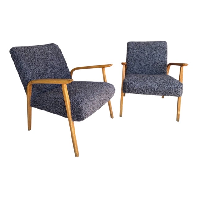 Vintage Danish Lounge Chairs, Set of 2 For Sale