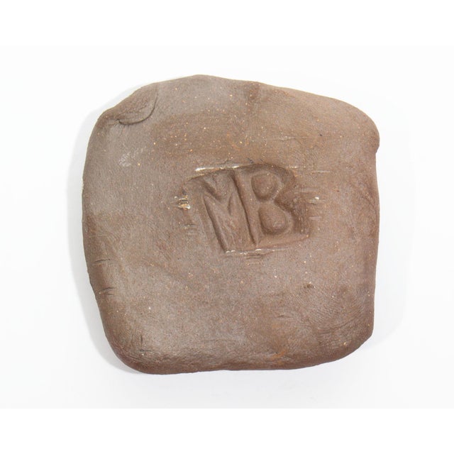 Contemporary Mark Bulwinkle Studio Pottery Sun Tile For Sale - Image 3 of 7