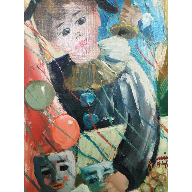 Original Vintage French Child Portrait, 1961 For Sale - Image 4 of 8