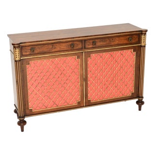 Regency Grill Front Sideboard, 1930s For Sale
