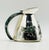 1960s 1960s Los Castillo Taxco Malachite & Silver Plate Bird Pitcher For Sale - Image 5 of 15