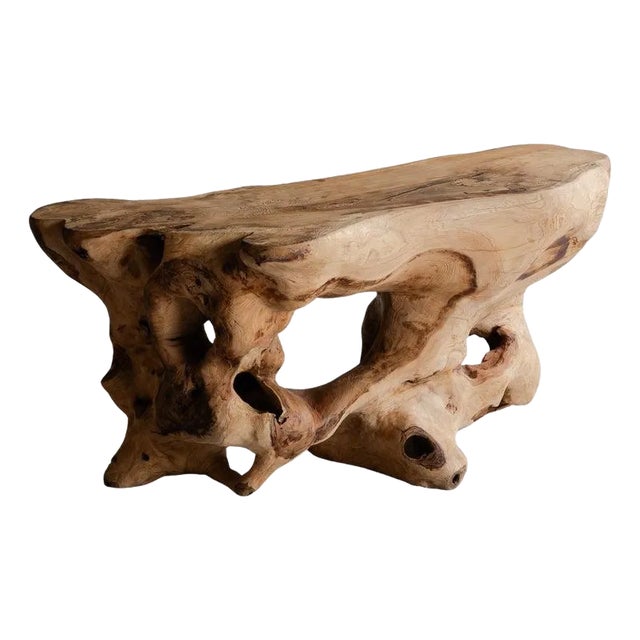 French Antique Primitive Table 1950s / Coffee Table Wabi Sabi For Sale