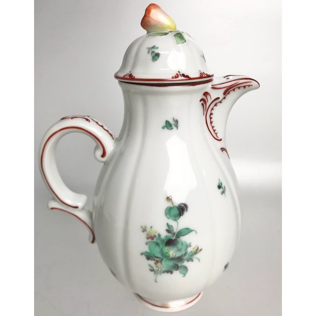 Early 20th Century Hand-Painted Porcelain Rococo Revival Nymphenburg Dessert Set- 19 Pieces For Sale In Los Angeles - Image 6 of 13