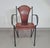 1970s Chair in Leather and Wrought Iron For Sale - Image 5 of 18