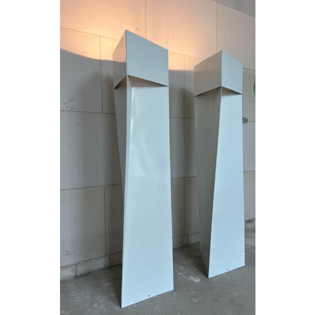 Postmodern Slack I Floor Lamps by Mart van Schijndel for Martech, 1979, Set of 2 For Sale - Image 3 of 18