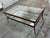 Crate & Barrel Luna Two-Tier Glass Coffee Table For Sale In San Francisco - Image 6 of 12