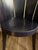Vintage King Harold Bentwood Flower Chair Miro Harold Ebonized Ink Black 80s VTG For Sale - Image 4 of 12