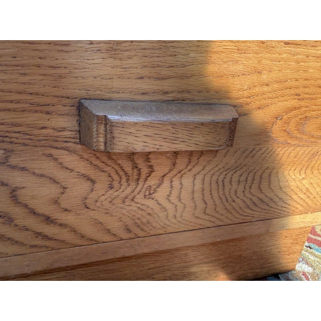 Wood Vintage Oak Chest of Drawers, 1950 For Sale - Image 7 of 9