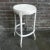 White Industrial Steel Stool, 1950s For Sale - Image 8 of 17