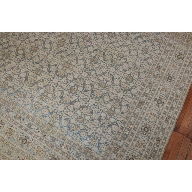 1910s Zabihi Collection Antique Persian Tabriz Room Size Rug For Sale - Image 5 of 18