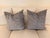 Contemporary Lillian August Gray Spotted Print Throw Pillow For Sale - Image 3 of 5