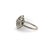 1920s Art Deco 14k White Gold Order of the Eastern Star Diamond Ring, Size 7.75 For Sale In Los Angeles - Image 6 of 10