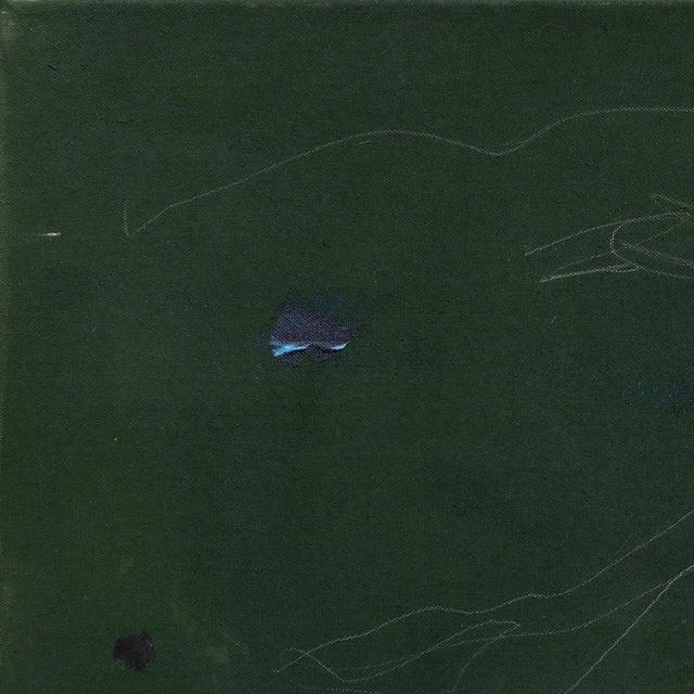 Textile The Last Good Excuse - Original Contemporary Minimalist Mixed Media Abstract Painting For Sale - Image 7 of 8