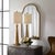 Contemporary Golden Arch Mirror For Sale - Image 3 of 5