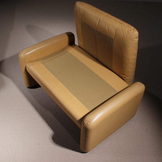 Leather Maralunga Ottoman by Vico Magistretti for Cassina, Italy, 1973 For Sale - Image 10 of 14