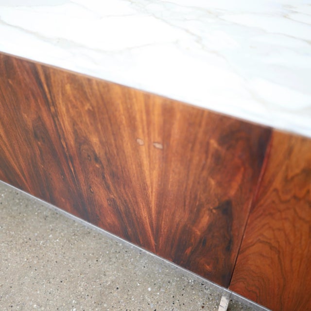 Florence Knoll Rosewood Credenza For Sale - Image 11 of 12