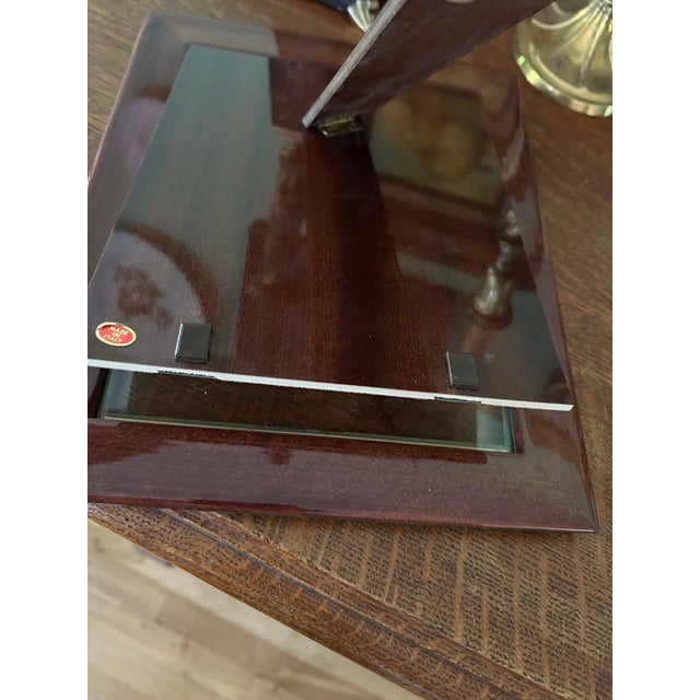 Contemporary Faux Malachite Table Top Picture Frame Made in Italy For Sale - Image 10 of 10
