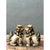 Mid 20th Century Vintage Ceramic Foo Dog Statues - Pair For Sale - Image 5 of 12