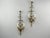 French French Louis Xv, Bronze, Cut Crystal, Large Wall Sconces, France, 1930s For Sale - Image 3 of 12