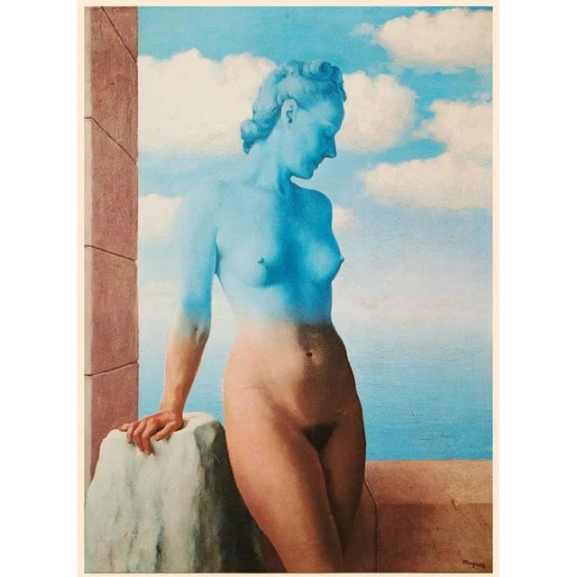 Printmaking Materials 1972 After Rene Magritte, "Black Magic" First Edition Photogravure For Sale - Image 7 of 7