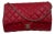 Chanel Red Quilted Leather New Clutch Bag 2013 For Sale