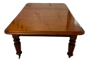 Antique Victorian Mahogany Extending Dining Table, 1860