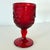 1970s Madonna Inn Ruby Red Glasses, Leaf Pattern Goblet, Fenton / Wright Set of 2 For Sale - Image 9 of 13