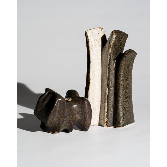 Organic studio ceramic trio – ingeborg zenker & gerburg karthausen, germany, 1970s–1980s a remarkable trio of studio...