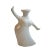 Art Ceramic Female Figurine Vase by Michael Lambert For Sale