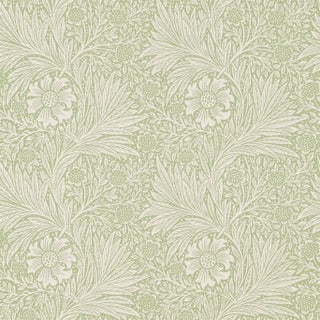 Morris & Co Marigold Wallpaper in Artichoke For Sale