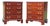 1990s Henkel-Harris Mahogany Nightstands—A Pair For Sale