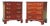 Henkel-Harris Mahogany Nightstands—A Pair For Sale