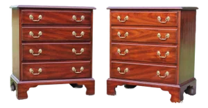 Henkel-Harris Mahogany Nightstands—A Pair