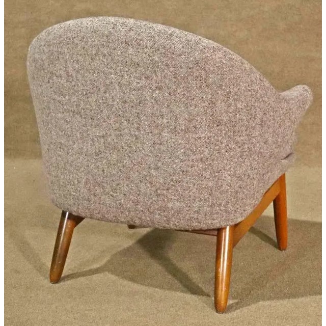 Mid 20th Century Danish Style Armchair For Sale - Image 4 of 6