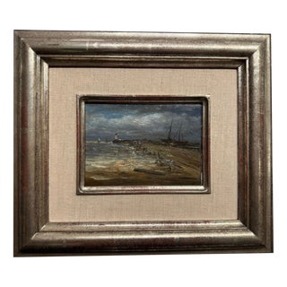 Meyer-Wiegand Rolf Dieter Krefeld, Landscape Composition, Oil Painting on Canvas, Framed For Sale