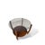 A stylish mid-century round coffee table featuring a smoked glass top and sculptural teak base. Compact yet impactful,...
