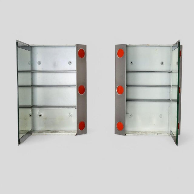 Vintage Shelves in Aluminium, Plastic & Glass, Italy, 1970s For Sale - Image 5 of 8