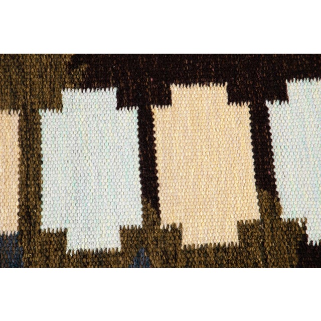 21st Century Modern Swedish-Style Wool Rug For Sale - Image 9 of 13