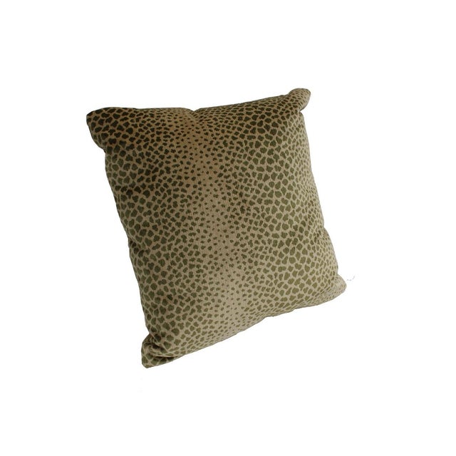 Silk Velvet Leopard Pillow Chairish