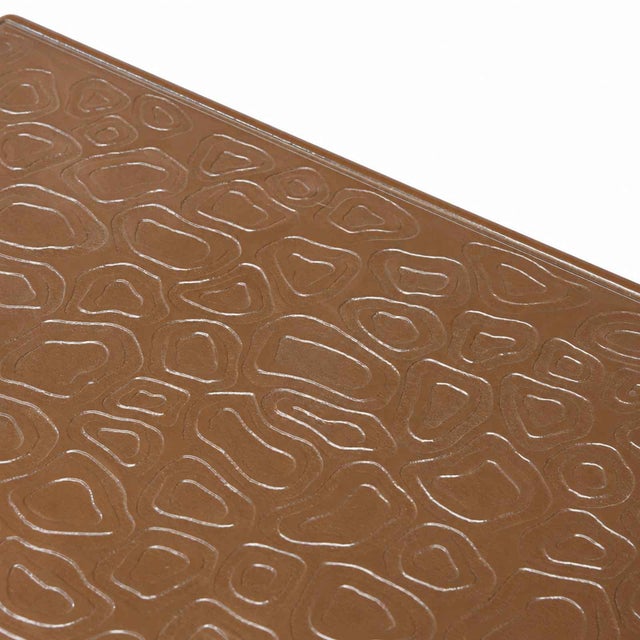 Vintage German Coffee Table with Textured Surface, 1970s For Sale - Image 6 of 8