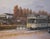 Günter Fischer, Spandau West Station in Berlin, 20th Century, Oil on Canvas, Framed For Sale - Image 3 of 10