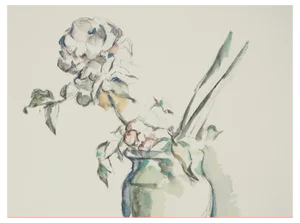 Paul Cezanne, Roses in a Vase, Lithograph and Stencil
