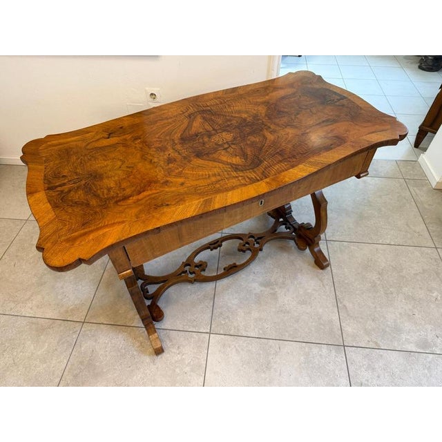 Original Biedermeier Refectory Table, Dimensions: Height x Width x Depth 80 x 128 x 63 cm. Exceptionally elegant...