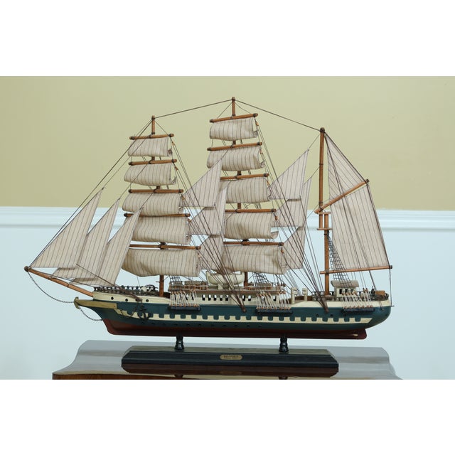 1990s Reliance Ship Boat Model on Stand Chairish