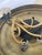 Mid Century Modern / Atomic Age Sputnik Pendant Lamp with 6 Patterned Glass Shades from VEB Germany For Sale - Image 9 of 11
