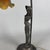 Metal Art Nouveau Table Lamp in Bronze For Sale - Image 7 of 13