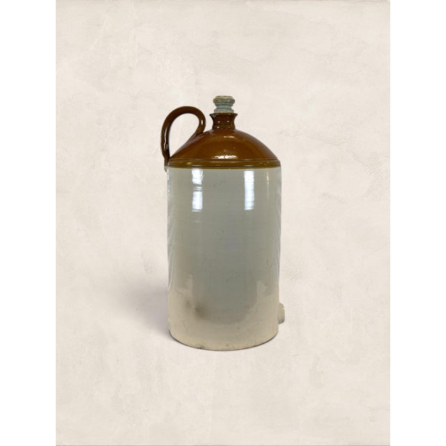 Antique English Stoneware Water Filter Vessel, Circa 1900 For Sale - Image 4 of 8
